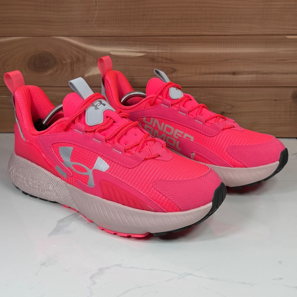 Under Armour HOVR Mega 2‎ MVMNT Pink Shock 603 Men's 13/ Women's 14.5 NEW - Picture 7 of 16